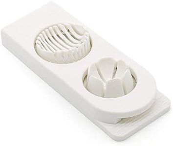 KPS 2 in 1 Egg Cutter | New Stainless Steel Boiled Egg Slicer/Cutter/Chopper for Kitchen | Kitchen Cooking Tool | Egg Cutter with Blade (Multicolor, Set of 1)