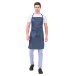 KODENIPR CLUB Men Women Hotel Cafe Restaurants Catering Cooking Kitchen Chef Apron (Blue-Stripe,(Pack of 2))