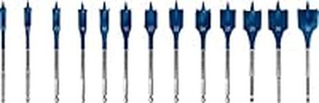 Bosch Professional 13 pc. Expert SelfCut Speed Spade Drill Bit Set (for Softwood, Chipboard, Ø 10-32 mm, Accessories Rotary Impact Drill)