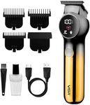 VGR Beard Trimmer Men - Electric Rechargeable - Ceramic Blades - USB - 180 Min Battery - 7000 RPM - Cordless Hair Clippers - Grooming Kit - Face Facial Shaver Razor - Stubble - Sideburn - Moustache