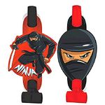 Amscan Boys Ninja Birthday Party Blowouts favors Decoration (Pack of 8), Multicolor, 5"