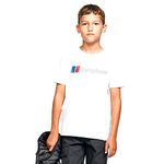 Berghaus Kids' Logo T-Shirt with Short Sleeves, Kids T-Shirt with a Lightweight Active Fit, Kids' Hiking & Outdoor Recreation Clothing (7-8 Years, White)