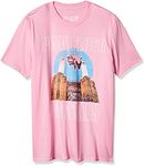 LIQUID BLUE Men's Animals T-Shirt, Pink, Medium