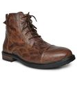 APACHEE crumbald Leather Tan Casual Boots For Mens: Size UK 9