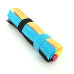 Pasow 50pcs Colourful Cable Ties Fastening Wire Organizer Cord Reusable Rope Holder for Laptop PC TV 7 Inch - Multi-Colour