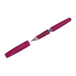 Pelikan ilo Fountain Pen for Right-Handed and Left-Handed Users, Red, Extra Light Weight, Nib M, 817844