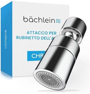 Bächlein Rompigetto universale per rubinetti da cucina, con due tipi di getti, girevole, cromato