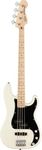 Squier by Fender Affinity Series Electric Precision Bass Guitar, Maple Fingerboard, Olympic White, Comes with Free Virtual Lessons