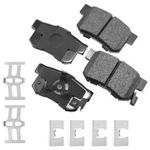 Akebono Ultra-Premium Ceramic Rear Disc Brake Pads, grey