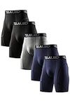 TELALEO 5 Pack Compression Shorts f
