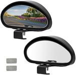 Pagezol 2pcs Rear View Mirror,150 X 55mm Learner Driving Instructor Mirror,Adjustable Car Interior Rearview Mirror,Car Examiner Mirror for Learner Driving Instructor