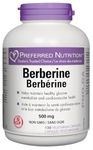 Preferred Nutrition - Berberine 1000mg daily - 120 VCaps - Cardiovascular Health & Support Blood Sugar Metabolism - Berberine Supplement - High potency - 500mg per capsule - 60 day supply