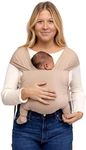 WildBird - Aerial Buckle Wrap - 0-6 Months - Standard (XS-XL) Desert Lark - Newborn Baby Carrier - Front Carry - Soft Fabric, Straps, Head Support, Padded Waist Belt - Baby Essentials - New Mom Gifts