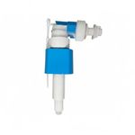 Ausan Inlet Ball Cock for Concealed Toilet Flush Tank | 1/2 Inch Water Control Bathroom Fitting | Leak Resistant Plastic Inlet Attachment for Toilet Cistern | Blue