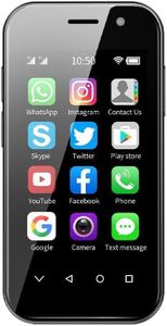 Mini Mobile Phone 4G Smartphone, 3 Inch Smartphone Android 9, Dual SIM, Face Recognition, GPS, OTC,Google Play Unlocked Phone(Black) (2GB+16G)