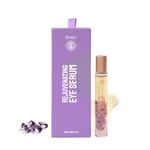 INDULGEO ESSENTIALS Roll-On Remastered Rejuvenating Eye Serum|Reduce Dark Circle,Puffiness,Wrinkles,And Eye Bags|Enriched With Amethyst Healing Stones,Lavender Oil&Vitamin E Under Eye Gel - 10Ml