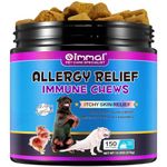 SANRIK Dog Allergy Relief, Allergy Tablets for Dogs, Itch Remedies for Dogs with 150 pcs Dog Chews, Dog Anti Itchy Skin Relief, Immunity Treats for All Dogs