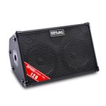 Coolmusic BP60D 60W*2Speaker Battery Powered Acoustic Guitar Amplifier- Portable Bluetooth Speaker with Reverb Chorus Delay Effect, 7 Inputs