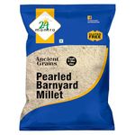 24 Mantra Organic Unpolished Millets Barnyard Millets 1kg | Goodness in every grain | Rice Replacement