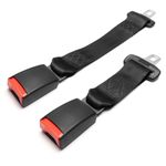 Seat Belt Extender, 2 Packs Car Seatbelt Extension（Upgraded Version），Protect for Obese Men Pregnant Safety Buckles Extender, Seat Belt Clip Extender Fits Most Cars-1Pcs14" and 1Pcs9"