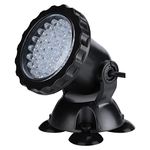 ZHG Pond Lights Underwater Fountain Light 3.5W Color Changing Submersible Spotlight with 36-LED Bulb