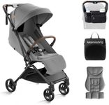 MAMAZING Lightweight Baby Travel Stroller with Organizer & Cushion–Mom’s Choice Gold Award Winner, Compact & Airplane-Friendly, One-Handed Folding Design, 11.6 lbs, Perfect for Toddlers, Grey