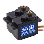 AGFRC Sub-Micro RC Servo Motor - Upgrade Metal Gear 8g 1kg 0.075Sec high Speed Coreless Digital Drift Racing Servo for 1/28 RC Cars Airplanes(B05CLS)