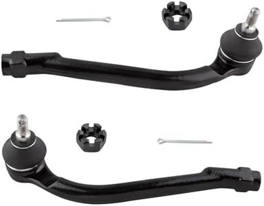 STICHLER Front Left Right Outer Tie Rod Ends 2 Pcs｜Replacement For 2007-2010 Elantra｜2010-2013 Forte｜2010-2013 Forte Koup｜Replace OE#:ES800229 ES800230 Black