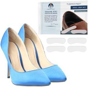 Dr. Frederick’s Original Gel Heel Protectors - 12pcs - Soft Adhesive Heel Grips for Shoe Back - Prevent Blisters - Shoe Heel Pads for Shoes That are Too Big - Cushion Heel Inserts for Women & Men