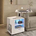 Luxsuite Smart Bedside Table with W