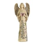 Standing Angel with Butterfly Garden Statuary Outdoor Resin Statues for Garden Decor