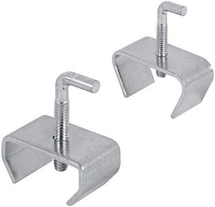 Prime-Line U 11310 Kit, Fits 1 in. and 1-1/4, Steel Construction, Zinc Plated (2-Sets) Bed Frame Rail Clamp, White