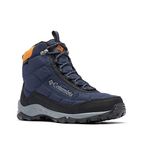 Columbia Men's Firecamp Boot Hiking Shoe, Collegiate Navy Bright Copper, 10 UK