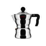 Alessi A di Moka AAM33 / 3 Design Espresso Coffee Maker in Aluminum Casting, 3 Cups