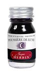 Herbin 11548T - 10ml bottle of ink for fountain pens and roller pens (product without packaging - zero waste objective), Poussière de lune/Moon dust