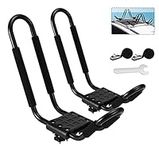 Blueshyhall 1 Pair Universal J-Bar SUV Top Mount Carrier Rack for Kayak Boat Canoe Surf Ski Board