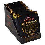 Kings - Wagyu Beef Biltong - Gold Standard Indulgent Range - High Protein Meat Snack - Box of 16 x 25 Gram Packs