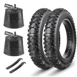 MOHEGIA EBike Fat Tire Replacement Set: 2 Pack 20 x 4.0-inch Folding Bicycle Tires, Inner Tubes, and Tire Levers, High-Performance Puncture-Resistant and All-Terrain with Street or Trail Riding