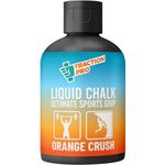 TRACTION PRO Liquid Chalk 250ml - Orange Scented Climbing Chalk- Long Lasting Gym Chalk - Fast Drying, Mess-Free Hand Chalk for Weightlifting, Gym, Climbing, Gymnastics, Pole Dancing and More