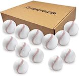 Gracfulcub Baseball Ball,Official Game Baseballs for Youth and Adult Baseball Players Training,Official Size and Weight Suitable for Batting Fielding Hitting Pitching Practice (Softball 12PC)