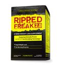 PharmaFreak RIPPED FREAK 2.0 | Hybrid Thermogenic Fat Burner for Men & Women (60 Caps) Energy Enhancing Supplement & Weight Loss Aid