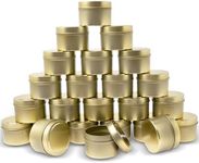 24 Pieces Candle Tins, 4oz Candle J
