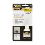 Everbuild Stick 2 Touch Up Enamel – Weather Resistant – Excellent Colour Retention – Quick Drying – Premium Quality – High Gloss – White – 25ml