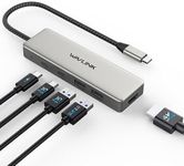 WAVLINK USB C 10Gbps Hub - 5-in-1 Type C to 4K@60Hz HDMI Multiport Adapter with 85W Power Delivery, 2 USB 3.1 Ports, 1 USB A 2.0 Port for MacBook Air/Pro Chromebook and More Type C Devices