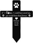 Unittype Dog Grave Marker Cross Mem