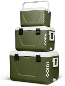 Igloo Ensemble de glacières passives empilables – 55L, 27L et 11L – Idéal pour Le Camping, Les Loisirs et Le Travail.