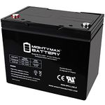 ML75-12INT - 12 Volt 75 AH Rechargeable Internal Thread SLA Battery - Mighty Max Battery Brand Product