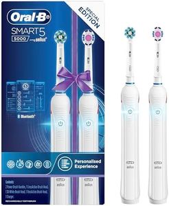 Oral-B Smart 5 5000 Electric Toothbrush (White) Dual Handle