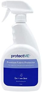 protectME Premium Fabric Protector and Stain Guard for Upholstery Carpet Shoes - Non Toxic, Water Based, Non-Flammable Protector Spray - 25.4 fl. Ounces