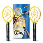 ZAP IT! Mini Bug Zapper Battery Powered (2xAA Included) Bug Zapper Racket, 3,500 Volt, 2 Pack